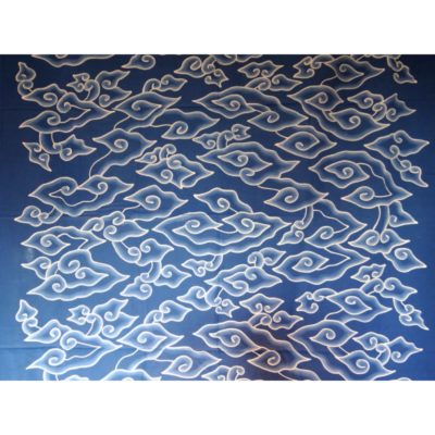 Batik Tulis motif Mega Mendung bleu