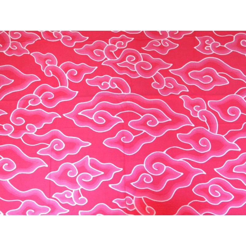 Batik Tulis motif Mega Mendung rose