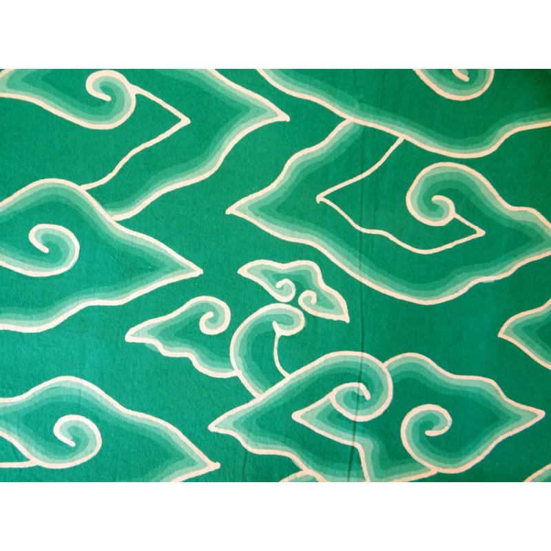 Batik Tulis motif Mega Mendung vert