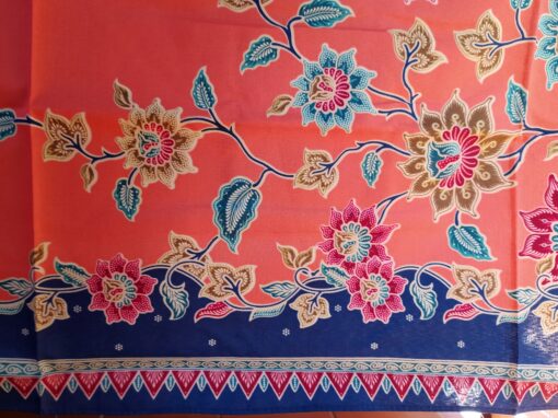 Batik Print - Bouquet de fleurs-mandala rose saumon – Image 6