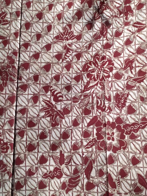 BATIK TULIS - Kawung et fleurs de Lasem – Image 5