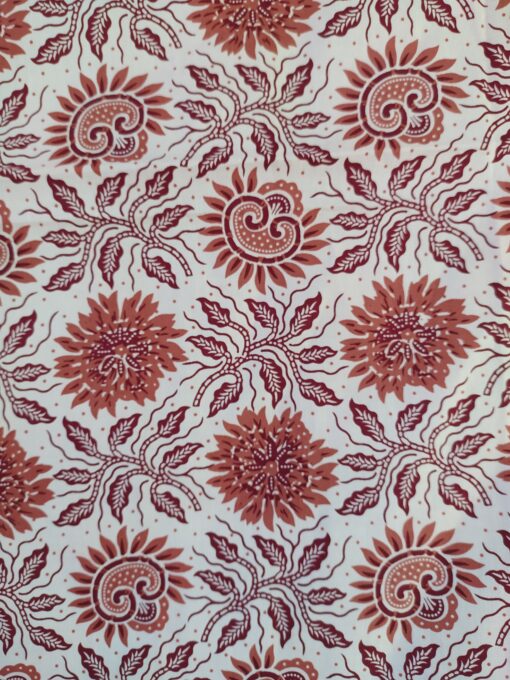 Batik Print - Motif floral régulier