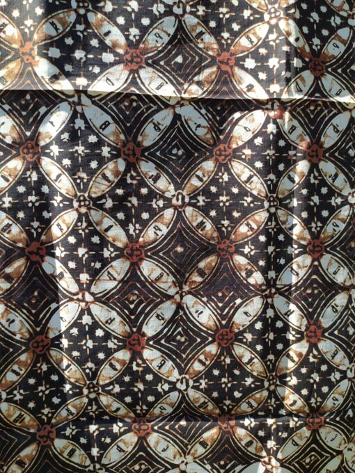 Batik Cap - Sogan, motif Kawung – Image 4