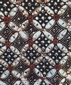 Batik Cap - Sogan, motif Kawung