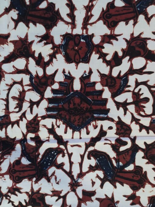 Batik Cap - Sogan motif traditionnel