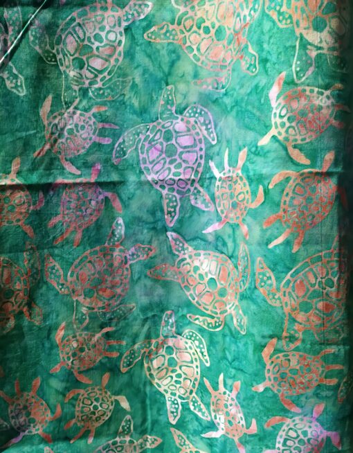 Batik Cap - Tortues arc-en-ciel – Image 5