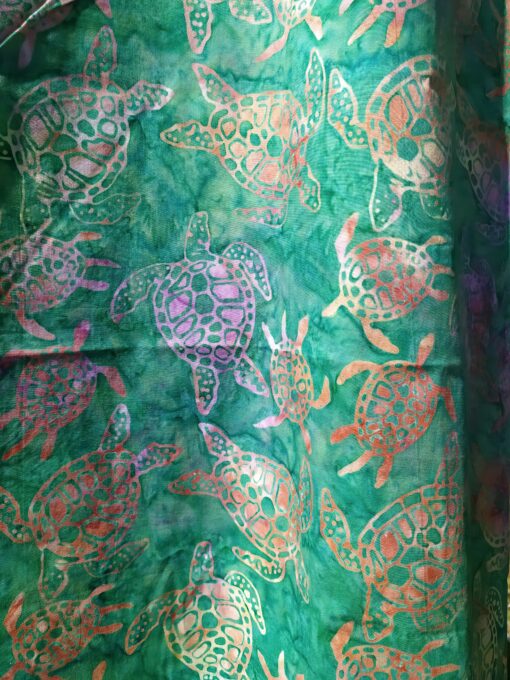 Batik Cap - Tortues arc-en-ciel – Image 4