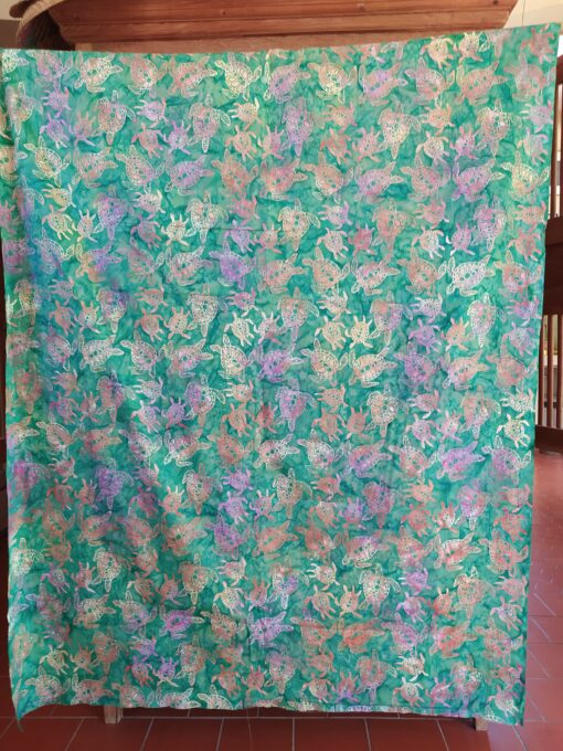 Batik Cap - Tortues arc-en-ciel – Image 3