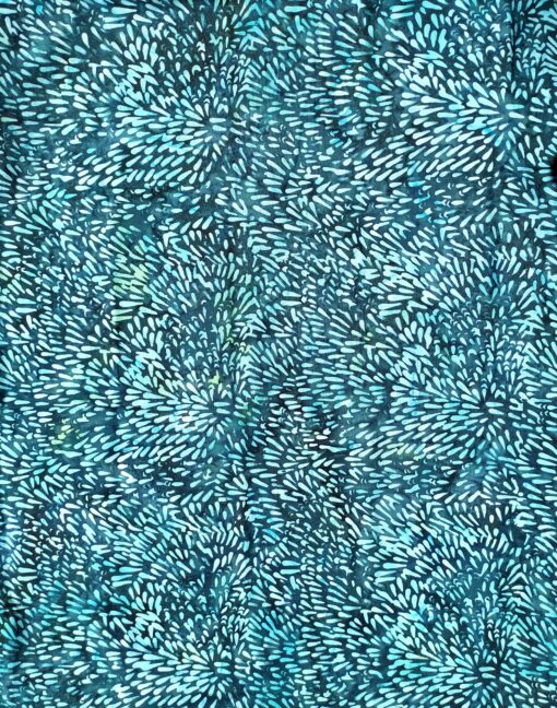 9 coupons de batik couleur lagon (tortue Moana) – Image 10