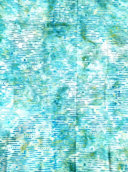 9 coupons de batik couleur lagon (tortue Moana) – Image 9