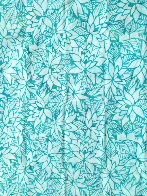 9 coupons de batik couleur lagon (tortue Moana) – Image 7