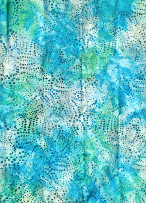 9 coupons de batik couleur lagon (tortue Moana) – Image 4