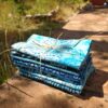 Assortiment de 8 coupons bleu turquoise, style awan