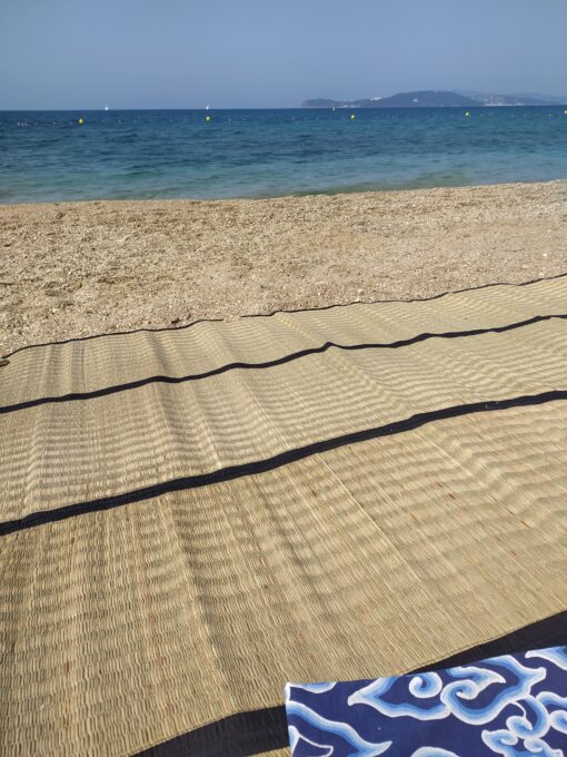 Grande natte de plage - tissage végétal – Image 4