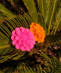 Broche en feutrine - Dahlia