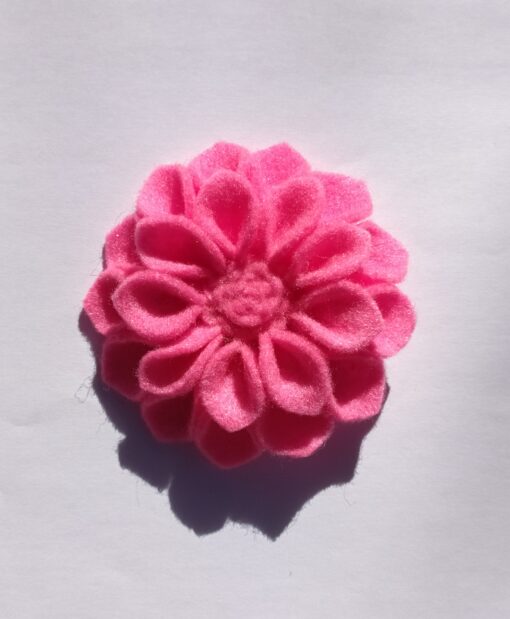 Broche en feutrine - Dahlia – Image 2