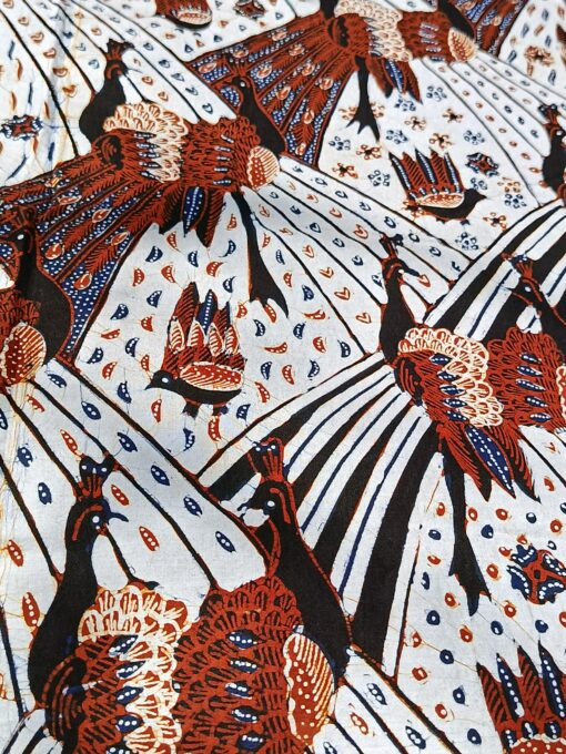 Batik Tulis - Tasikmalaya, motif Merak Ngibing – Image 3