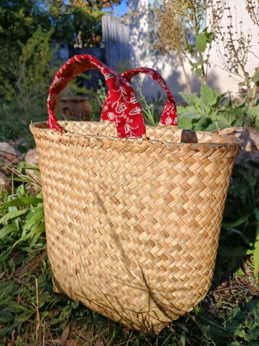 Panier de Bornéo - Batik rouge – Image 4