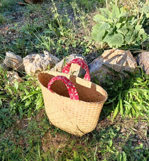 Panier de Bornéo - Batik rouge – Image 2