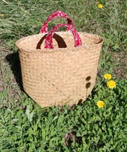 Panier de Bornéo - Batik rouge