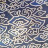 Batik Cap - Petit Megamendung Bleu-Gris