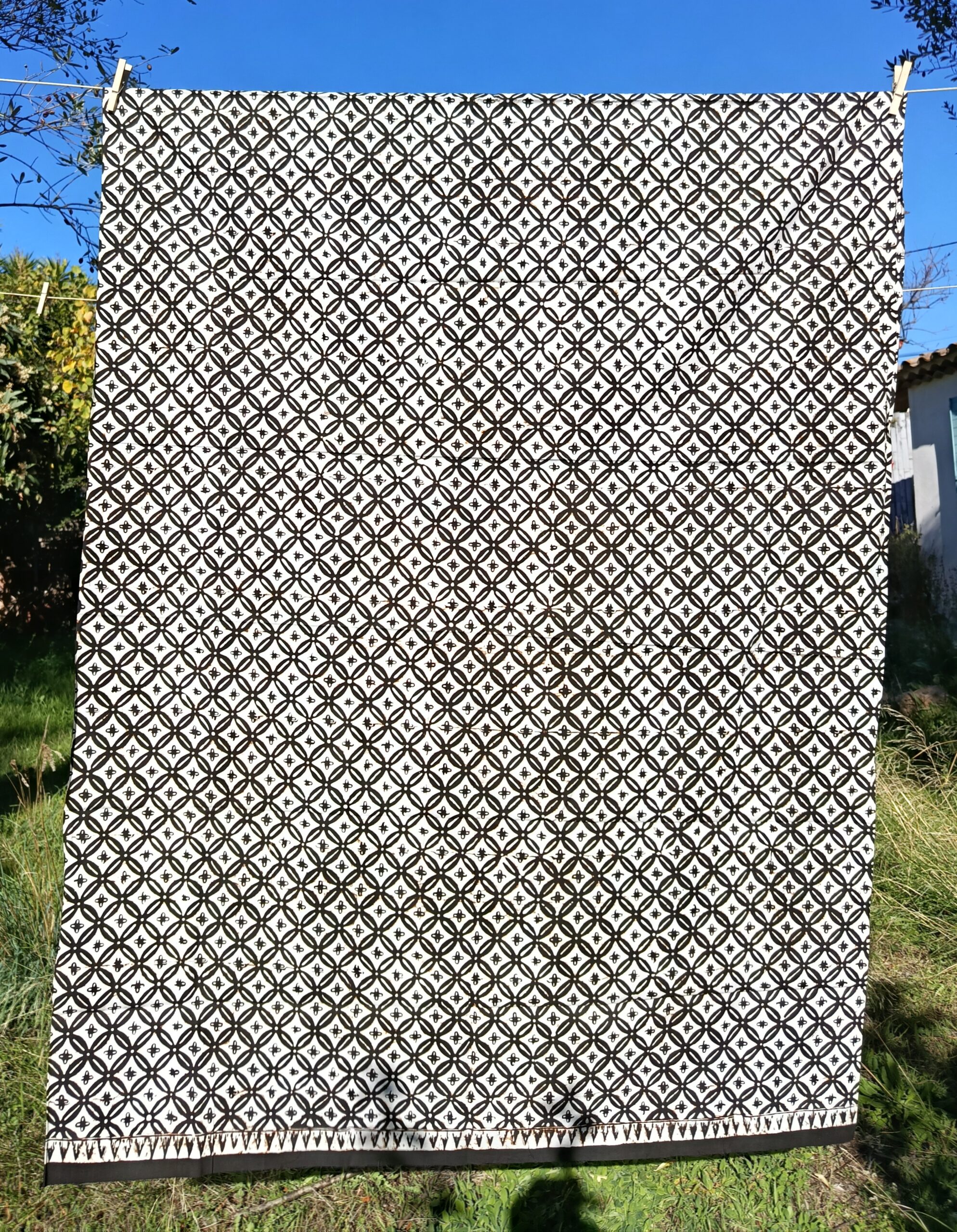 Batik Cap - Motif Kawung Noir-Sogan – Image 6