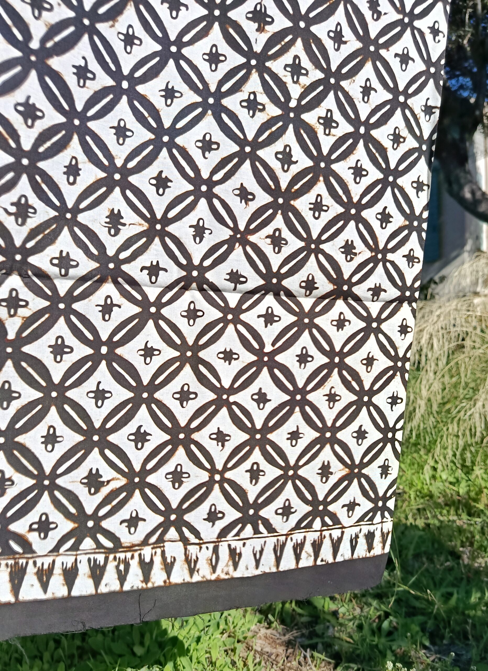 Batik Cap - Motif Kawung Noir-Sogan – Image 5