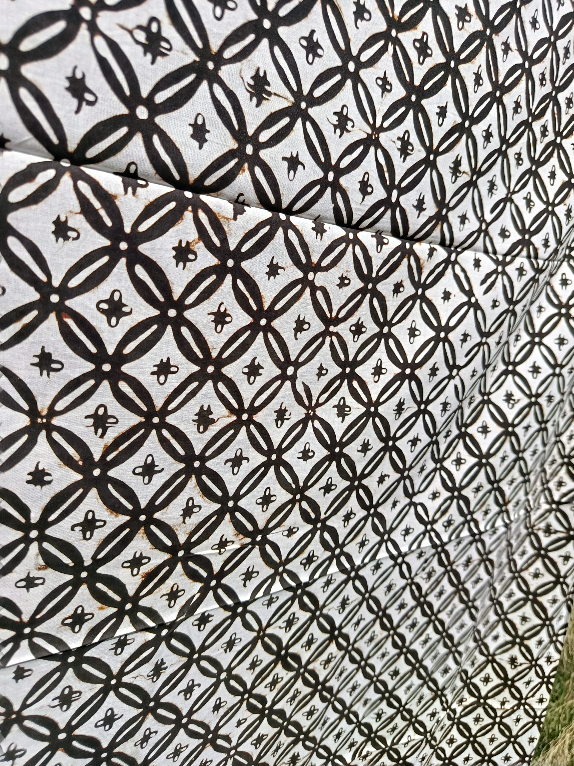 Batik Cap - Motif Kawung Noir-Sogan – Image 4