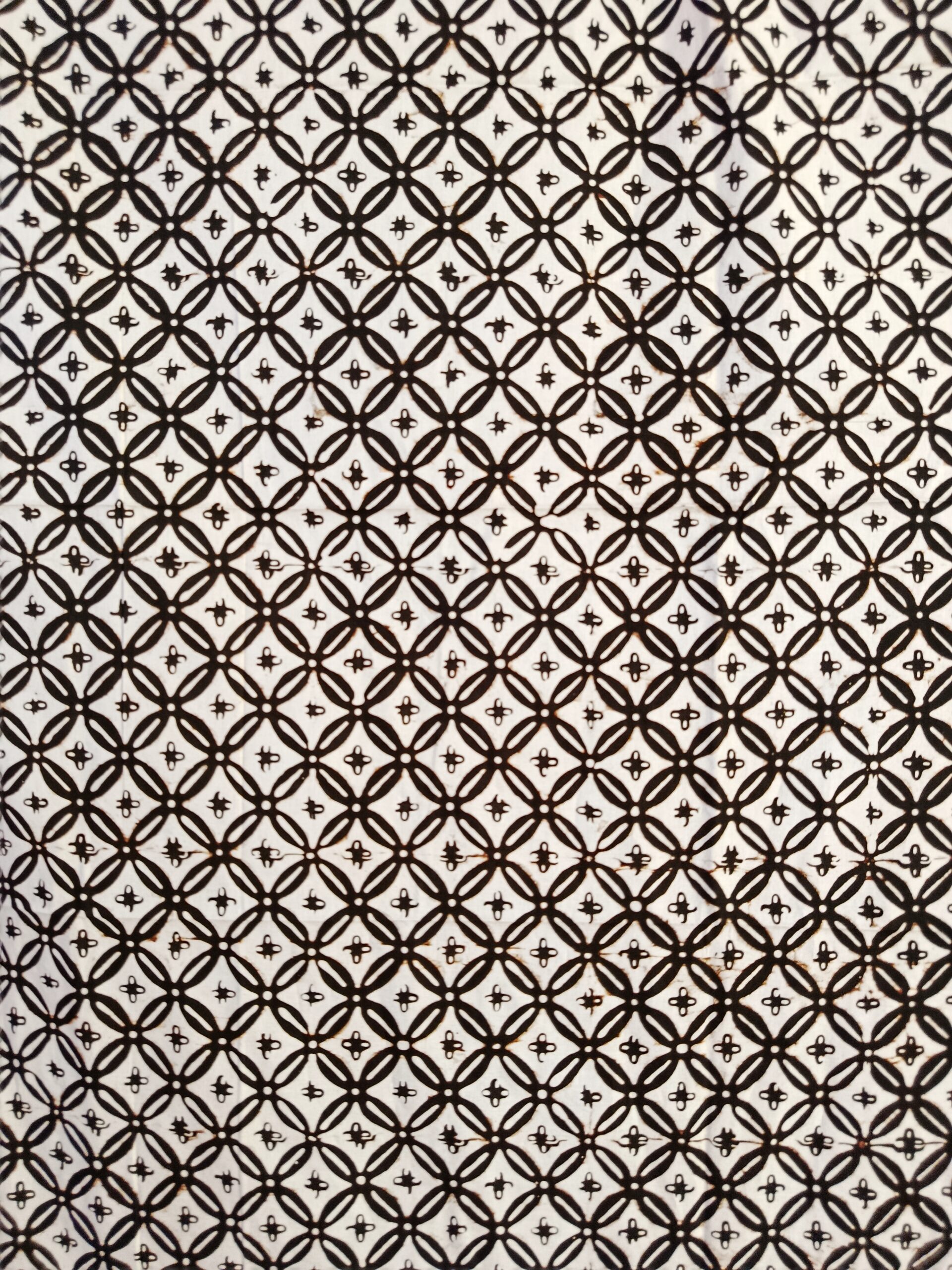 Batik Cap - Motif Kawung Noir-Sogan – Image 2