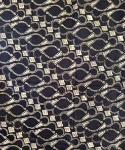 Batik Cap - Motif Parang Barong Bleu Marine