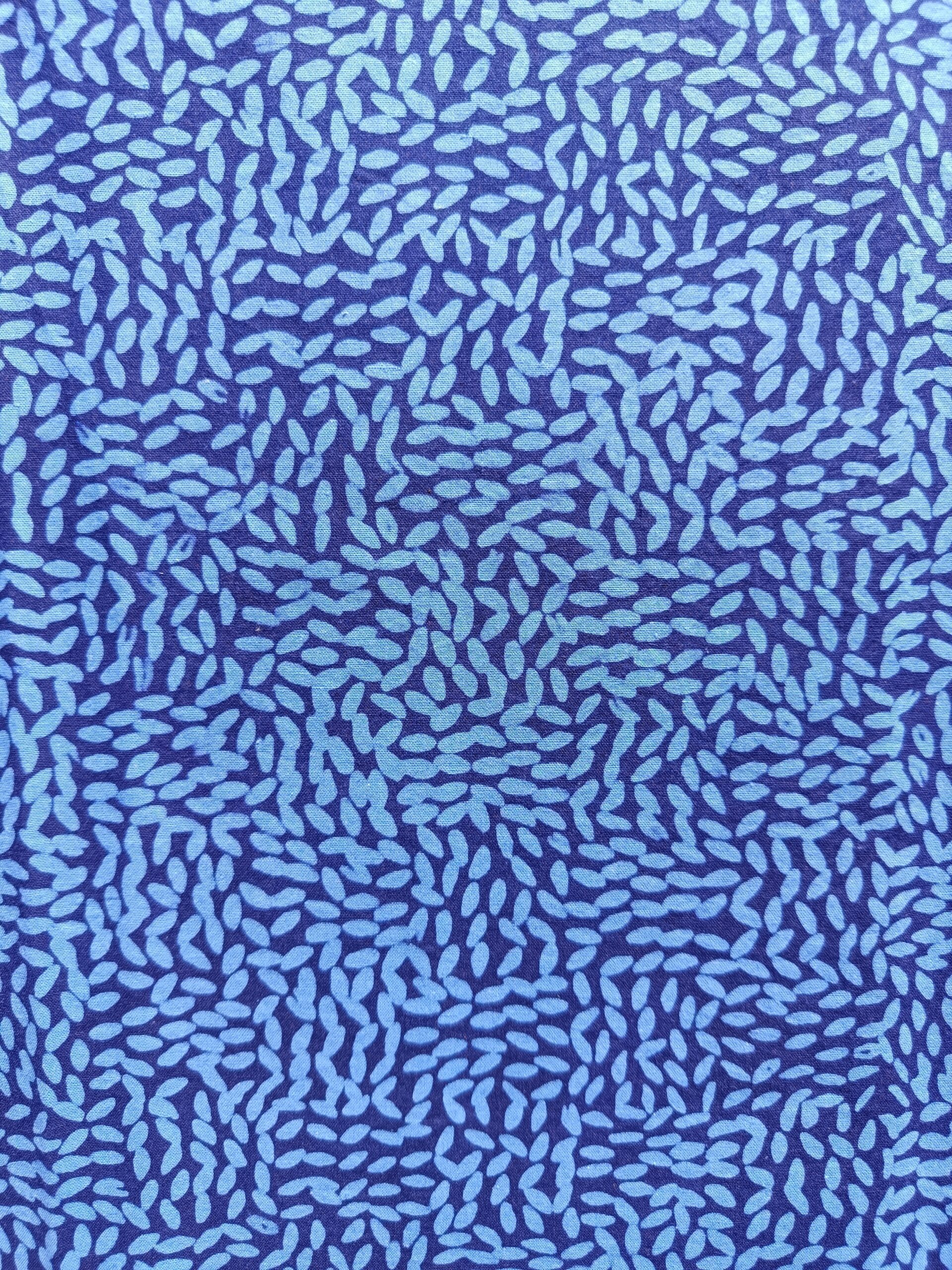 Batik Tulis - Megamendung bleu - nuage et et pluie – Image 6