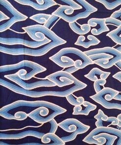 Batik Tulis - Megamendung bleu - nuage et et pluie – Image 3