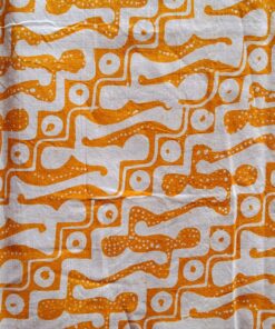 Batik Cap - Motif parang jaune soleil – Image 5