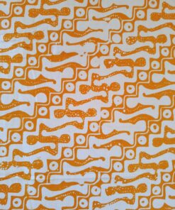 Batik Cap - Motif parang jaune soleil – Image 3