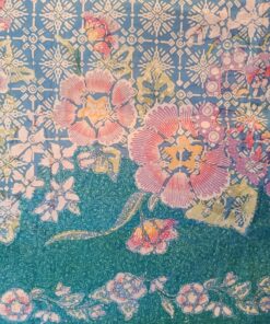 Batik Sablon Lilin - Style Hokokaï bleu – Image 3