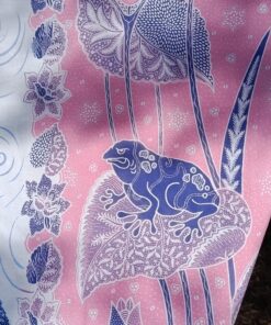 Batik Sablon Lilin - Sarung koï bleu – Image 5